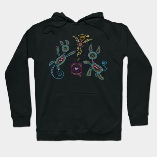 Cats Give Bird Freedom Hoodie